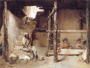 Weavers at Bou-Saada Gustave Guillaumet